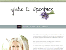 Tablet Screenshot of juliecgardner.com